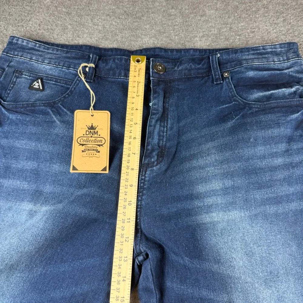 DNM Collection Slim Fit Jeans Men's‎ 40 Blue Strap Streetwear HD18-DNM006